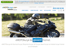 Tablet Screenshot of emotokurye.com